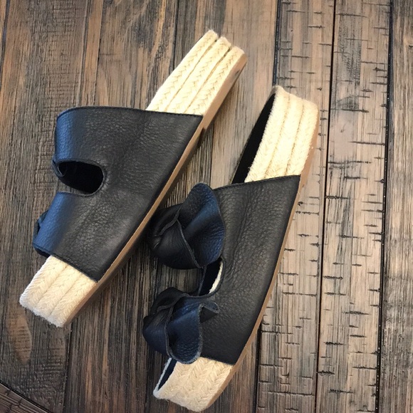 Lucky Brand Izbremma Leather Knot Espadrilles - Picture 4 of 13